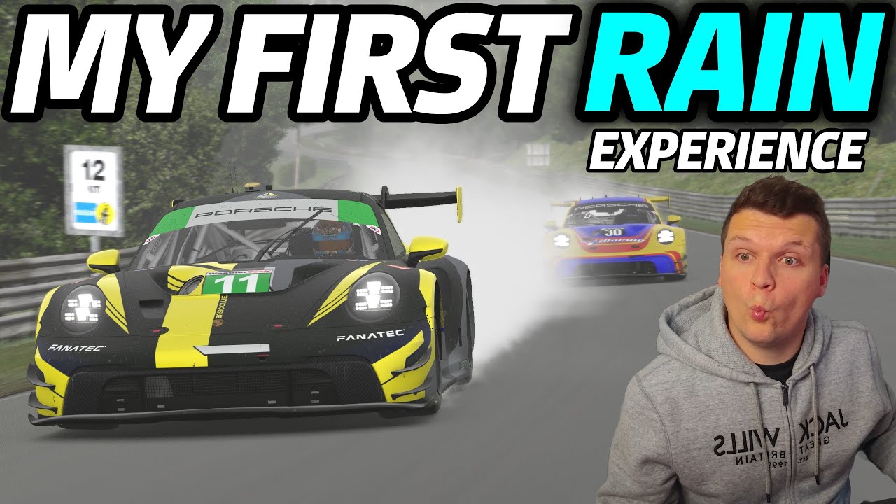 My Reaction To Trying The Rain On iRacing For The First Time!