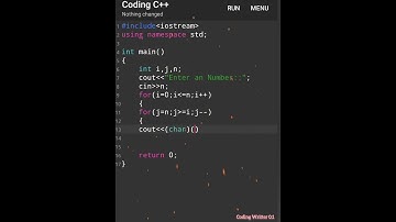 Best pattern tutorial video ll C++ programming language ll 💯💯#short #youtubeshorts #language