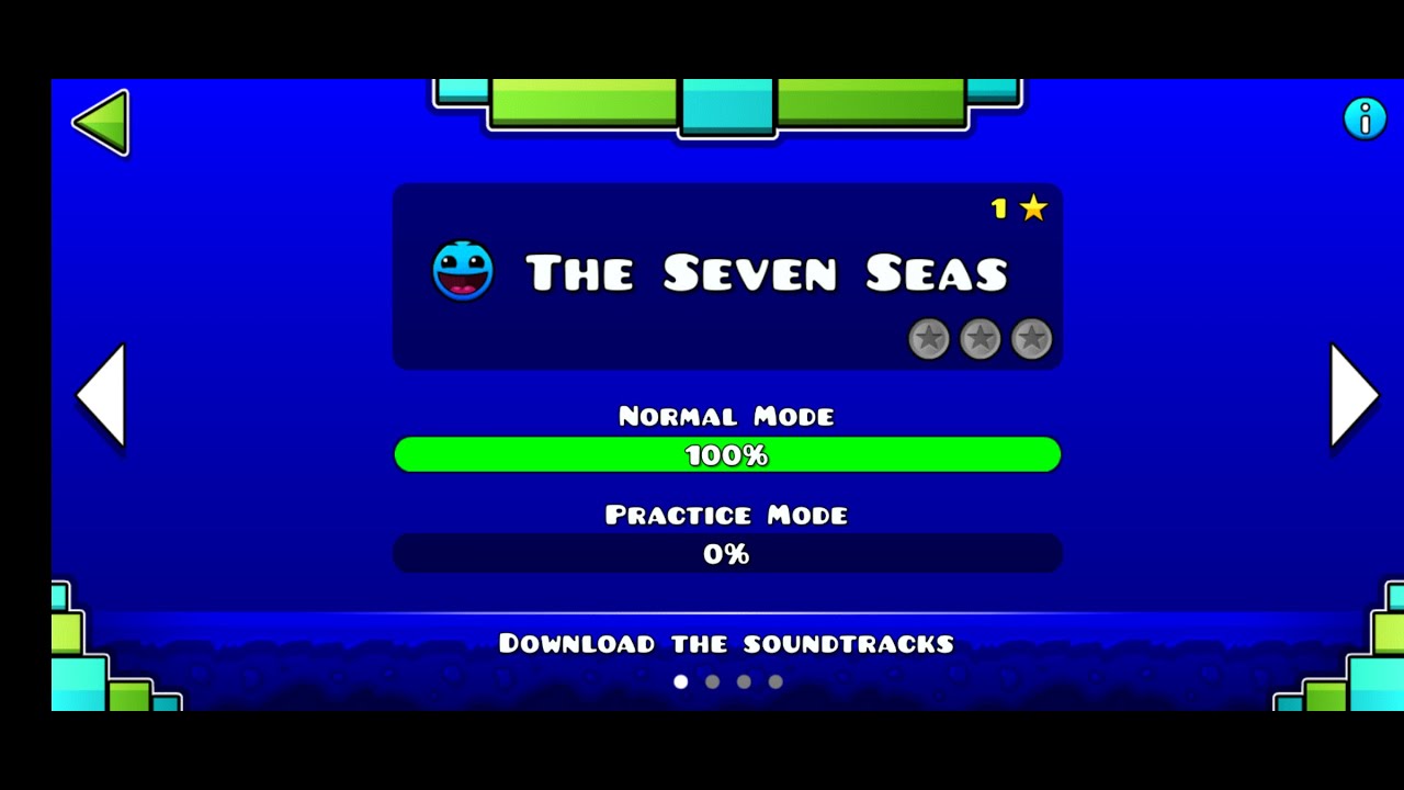Geometry Dash Meltdown #1: The Seven Seas - YouTube