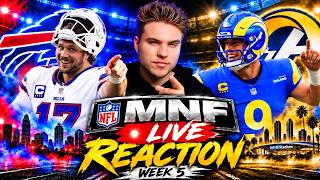 Bills vs Rams LIVE STREAM Reaction | NFL Week 5 Monday Night Football