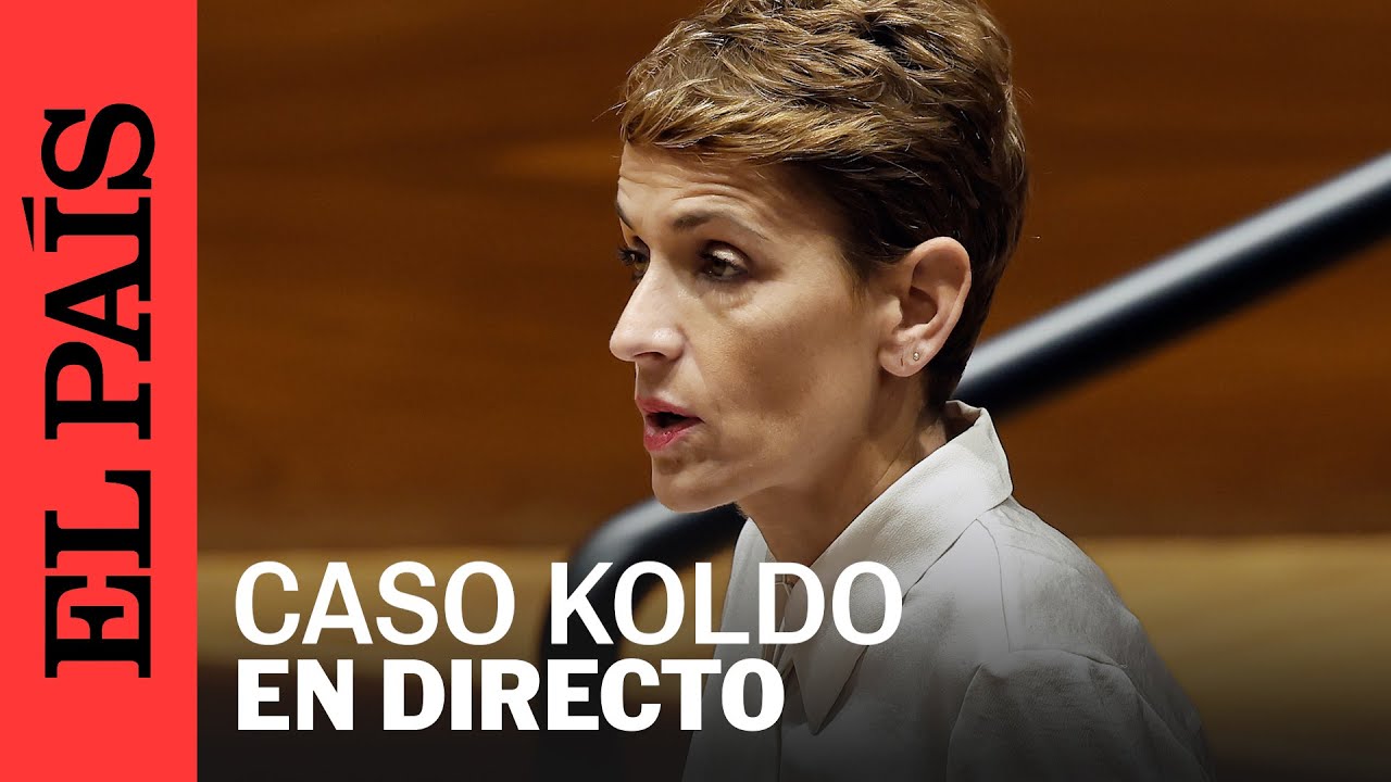 DIRECTO | Caso Koldo: La presidenta de Navarra, María Chivite, comparece en la comisión | EL PAÍS