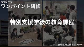 特別支援学級の教育課程