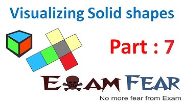 Maths Visualizing Solid Shapes part 7 (Face, Edges, Vertices of Pyramid) CBSE Class 7  Mathematics