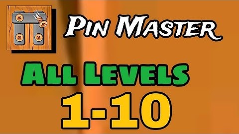 Pin Master All Levels 1-10 | Gameplay Walkthrough || pin master all levels 1-10 solution walkthrough