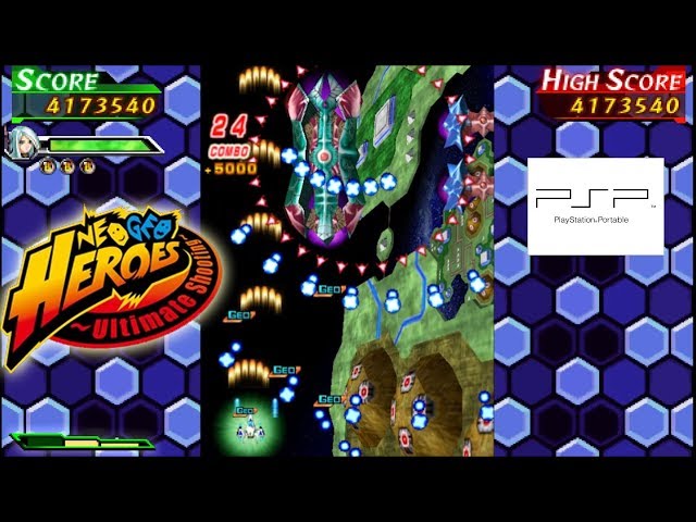 PSP Neo Geo Heroes Ultimate Shooting / ネオジオ ヒーローズ 