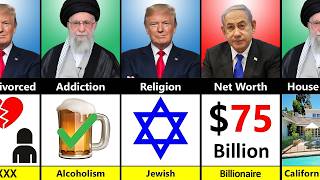 Trump vs Netanyahu vs Khamenei – Real Life Comparison (Lifestyle, Power, Wealth &amp; Facts)