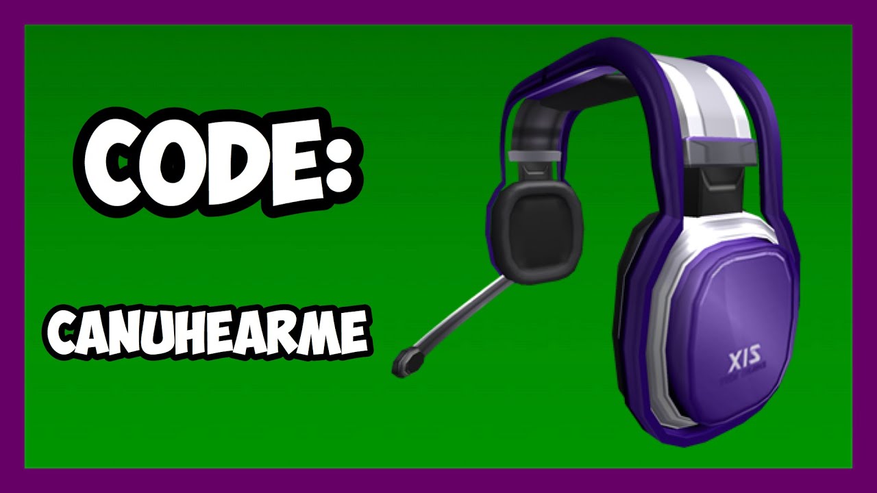 roblox headphones code level mlg