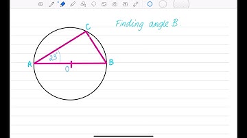 Circle Theorem - Angles in a Semi Circle