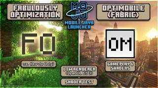 Optimobile (Fabric) Review on Mobile Java | FPS + Shader Test | LTW Renderer | Mojo Launcher.