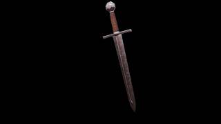 Medieval Sword 3D Model | Game Ready PBR Weapon | Blender, FBX, OBJ Download