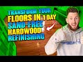 Transform your floors in 1 day sandless hardwood refinishing  watch our amazing results