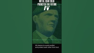 Metal Gear Solid Predicted the Future IV #shorts