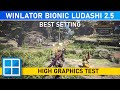 MONSTER HUNTER WORLD (HIGH GRAPHICS) Test on WINLATOR BIONIC LUDASHI 2.5