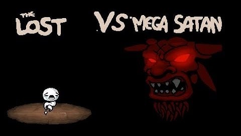 Beating Mega Satan As The Lost with No Orbitals! (No Commentary)