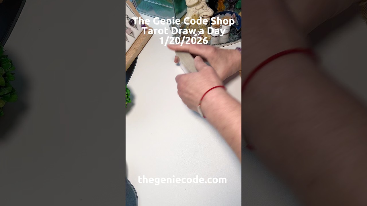 ASMR Tarot Draw a Day by The Genie✨ 1/20/2026 