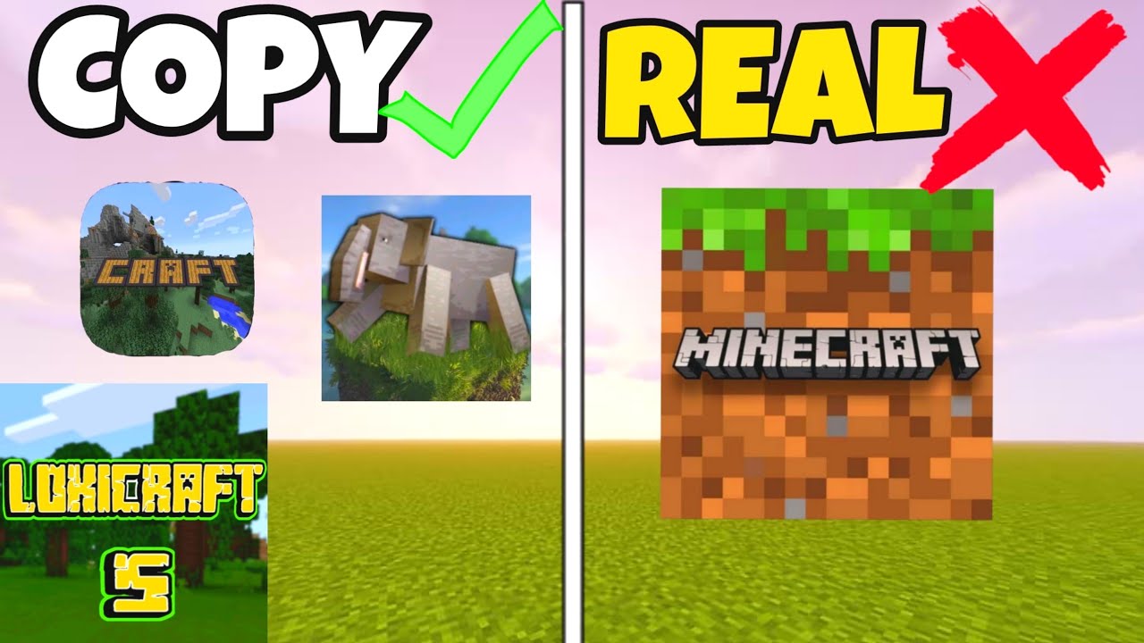 Top 3 games Like Minecraft 😮 Realistic games Minecraft copies 😱 Gamer ...