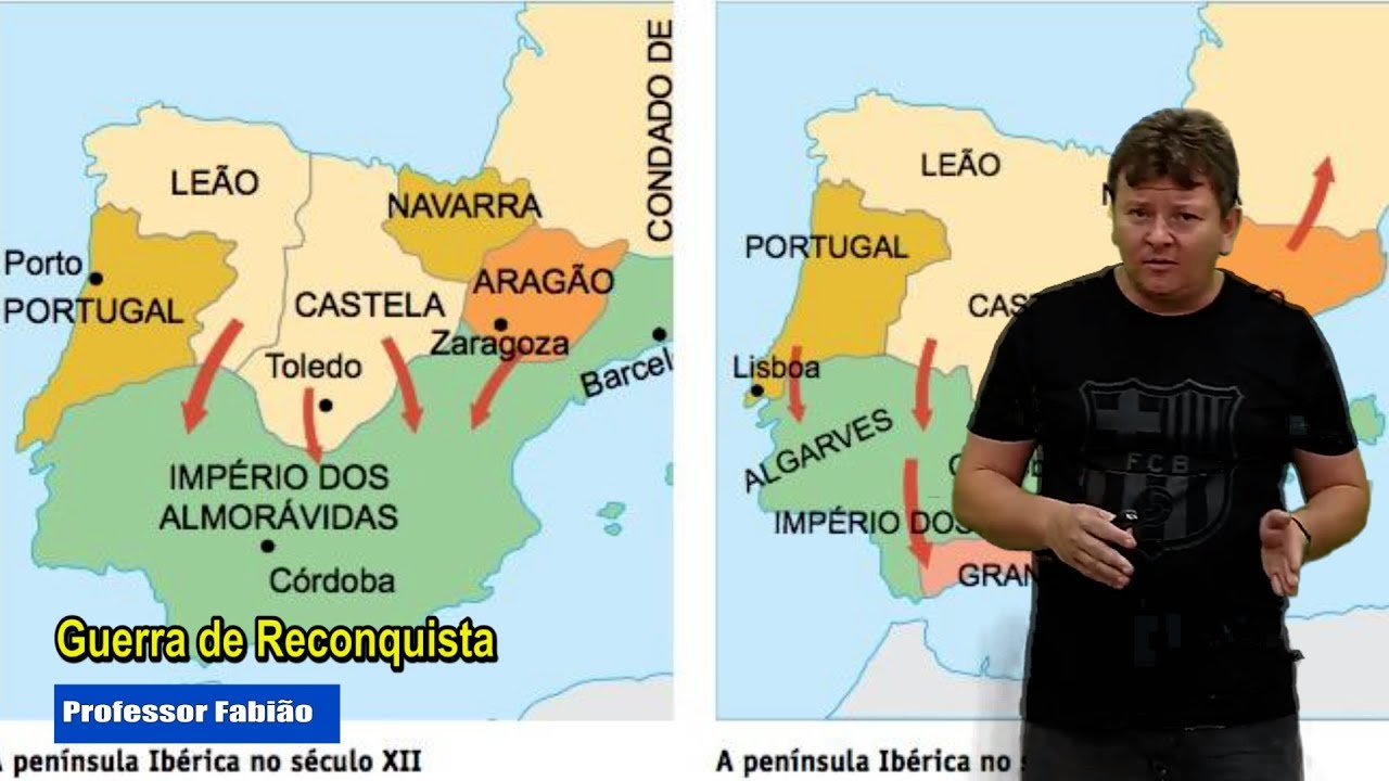 Mapa, Península ibérica, Viagens