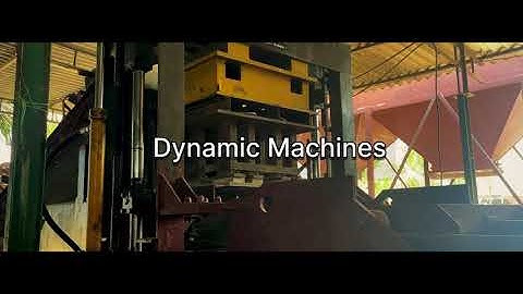 Fully Automatic Paver Block Making Machine | Dynamic Machines | High Production Concrete Block