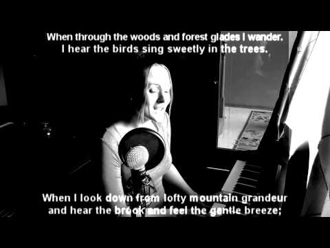 How Great Thou Art with lyrics - Tiffany Anne Music