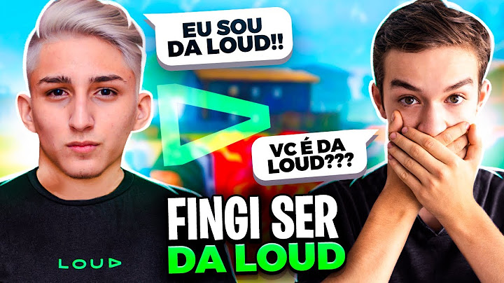 FINGI SER NOVO MEMBRO DA LOUD NO FREE FIRE!! TENTE NÃO RIR!!