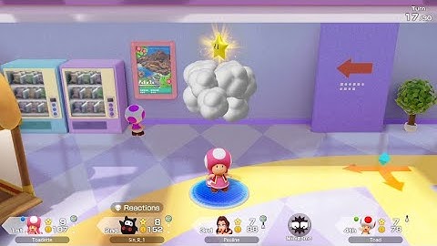 What!? 1st place got a star in a hidden block!? (When you are very lucky in Mario party Jamboree)