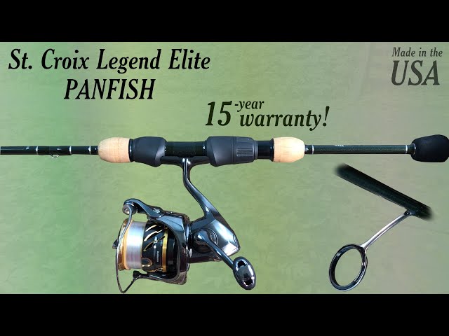 ST. CROIX Legend Elite Panfish  Ultralight Rod Review 