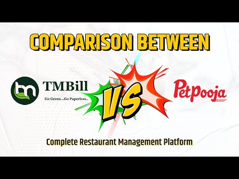 PetPooja vs TMBill | Best Restaurant Software in INDIA | Complete Restaurant Management Software