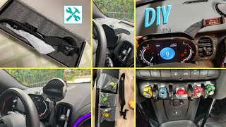 MINI | How To DIGITAL dashboard CLUSTER mobile PHONE holder INSTALL?