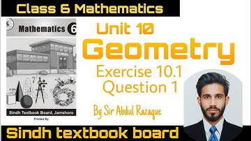 Class 6- unit 10- exercise 10.1 Question 1 from Sindh textbook board book 