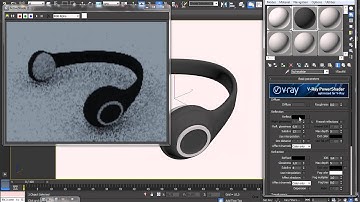 Headphone in 3dsmax - Part II: Texturing,Lighting and Rendering