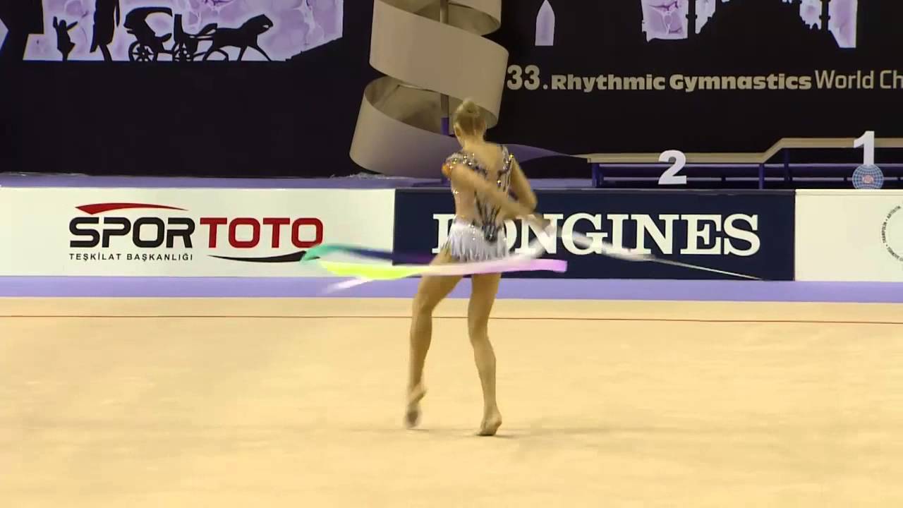 Yana Kudryavtseva (RUS)  - Ribbon Final - 2014 World Rhythmic Gymnastics Championships