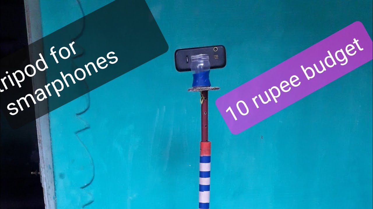 How to make a tripod at home DIY tripod at home YouTube