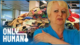 Woman Called 'Mrs. Bling' Refuses To Tidy Her Clothes | Hoarders SOS | Only Human