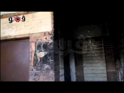 النيابة تعاين حريق نقطة مرور محلة أبو على بالغربية