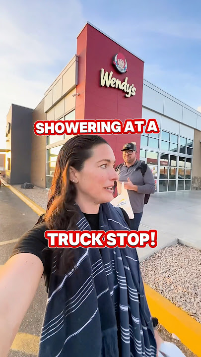 Truck Stop Showers Explained 🧼😅