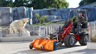 Weidemann - Der neue 1160 eHoftrac® Einsatz im Zoo