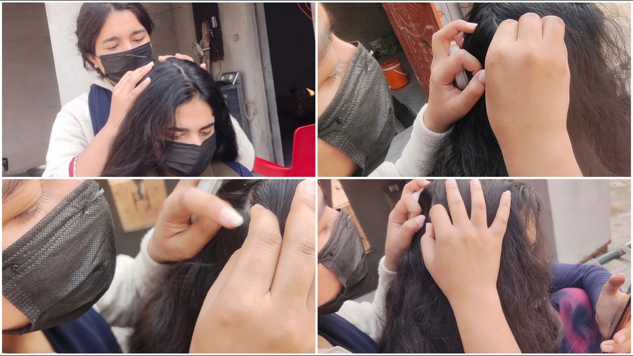 In natural Day light 🌄 Noor did aqsa Long brown hair checking