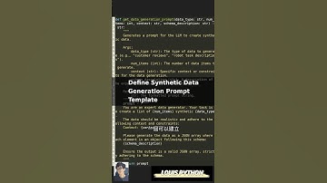 🚀 Python SDG Script for AI! #SDG #Python @PyLouis #louispython