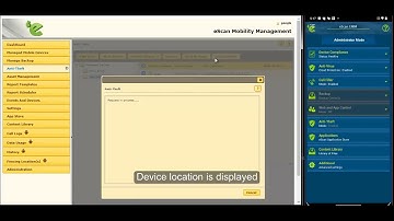 Antitheft location eScan EMM