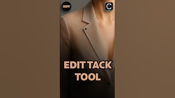 CLO3D: Edit Tack Tool | 3D Vastra | #clo3d #3dfashion #ytshorts #digitalfashion #youtube
