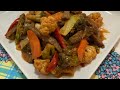 Bife Salteado com Legumes ....Beef Stir Fry with Vegetables