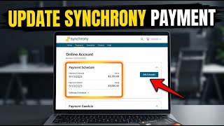 How to update your Synchrony credit card payment schedule - Easy Tutorial