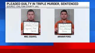 2 sentenced for 2021 Chilton County triple murder