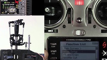 3GX Version 3  DIR Menu. Swash is 3 Servo 120