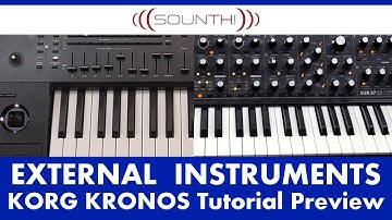 Korg Kronos - External Instruments - Tutorial Preview