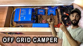 Installing an Off Grid Solar System For Your Camper Conversion