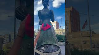 Wifey at Harriet Tubman statue Wifey at Harriet Tubman statue