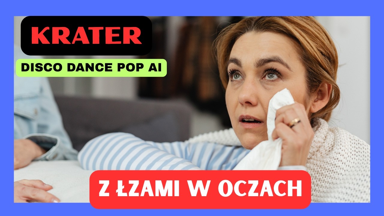Krater Z łzami w oczach (Official Audio) Disco Synth Pop AI