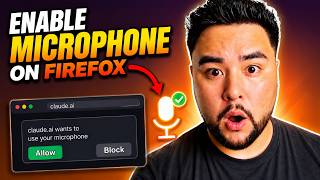 How to Enable Microphone on Firefox (For Claude Speech-to-Text) !