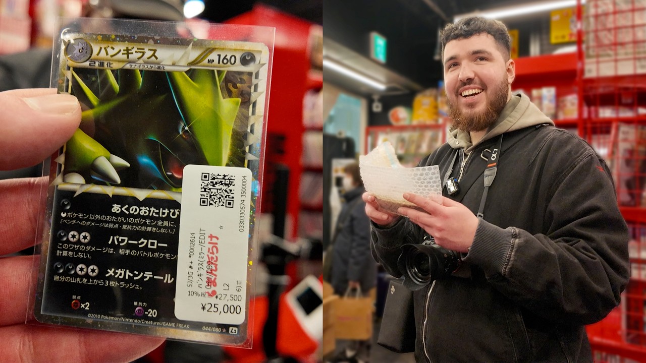 Реальность покупки карточек Pokemon в Кобе, Япония.